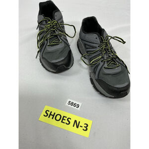 Mens Avia Laceup Sneakers 8 W Gray Black Leather